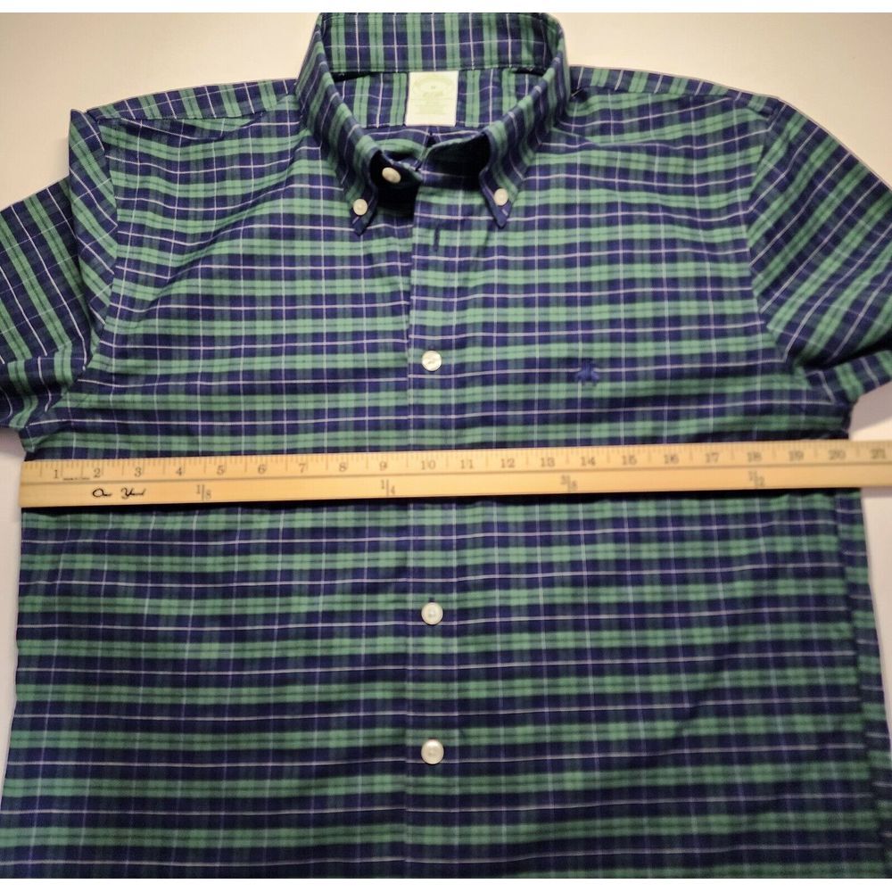 Brooks Brothers Mens Size M‎ Long Sleeve Plaid Button Down - Picture 8 of 13